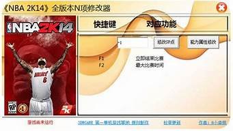 “nba2k14修改器_nba2k14修改器怎么用